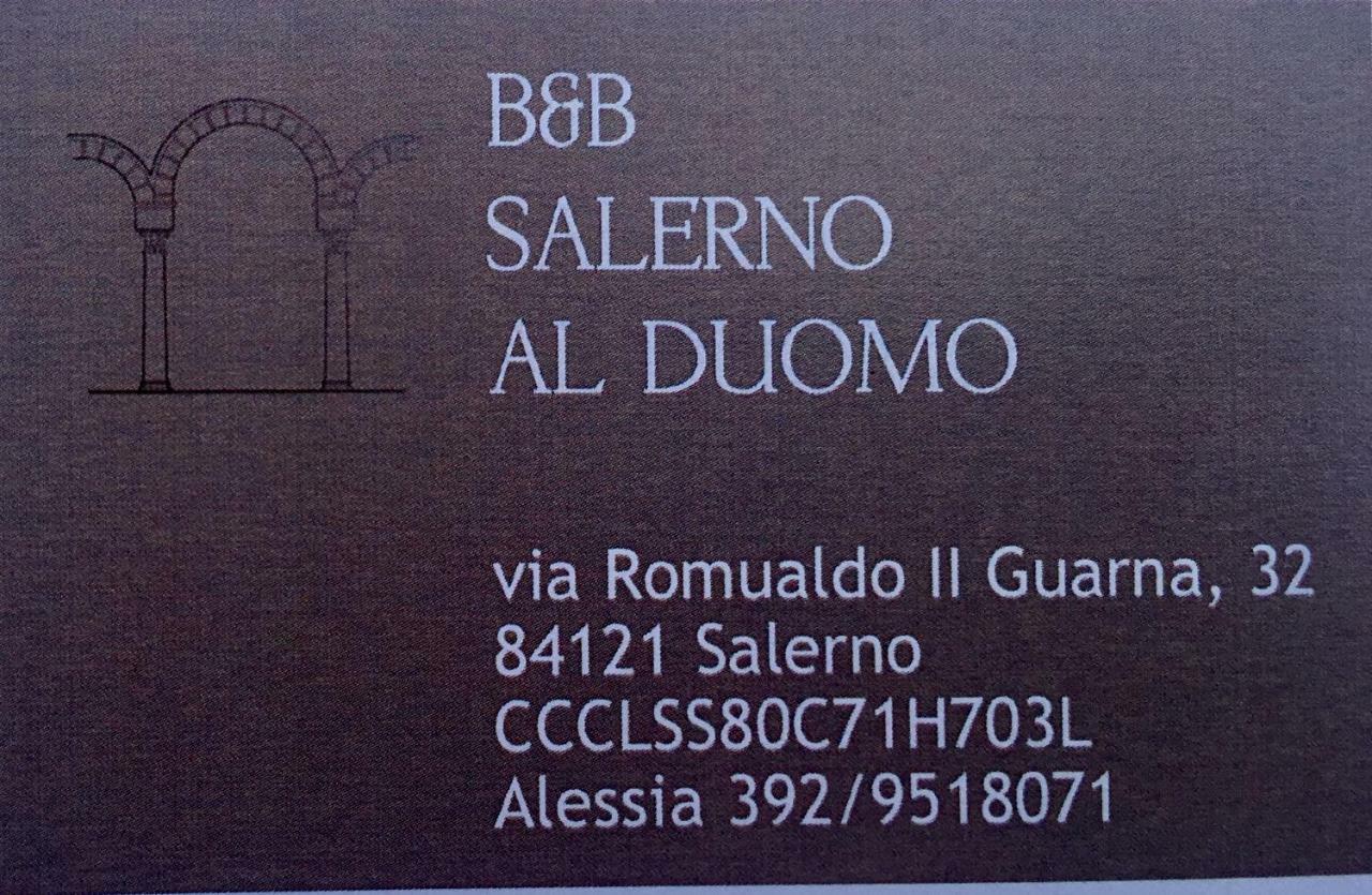 B&B Salerno Al Duomo المظهر الخارجي الصورة